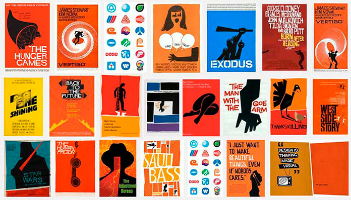 Estilo gráfico de Saul Bass