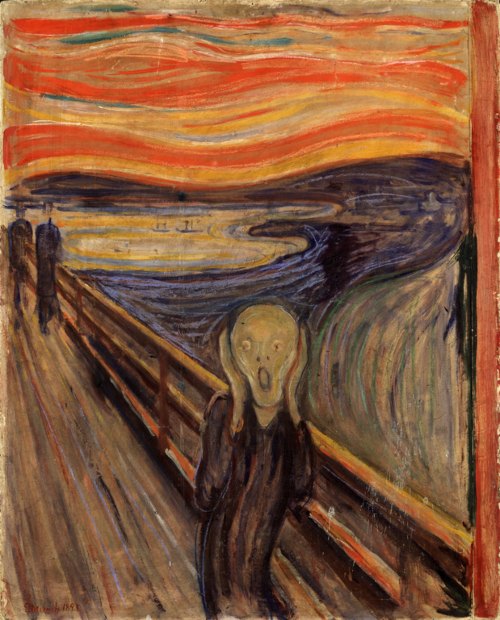 Estilos pictóricos - Expresionismo - El grito, de Edvard Munch