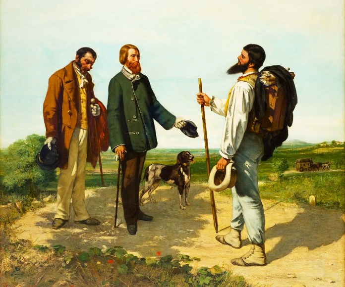 Pintura de Gustave Courbet.