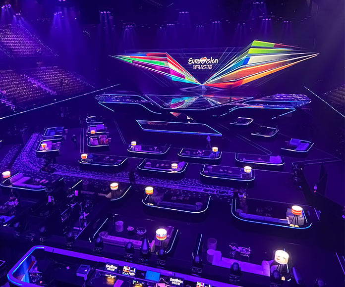 Escenario de Eurovision 2021 en Rotrerdam