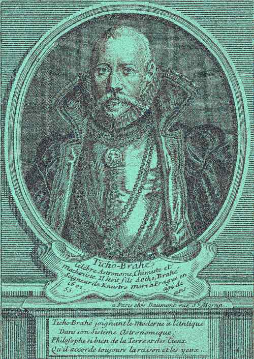 Retrato de Tycho Brahe.