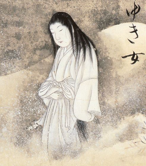 Fantasmas japoneses yokai - Yuki Onna