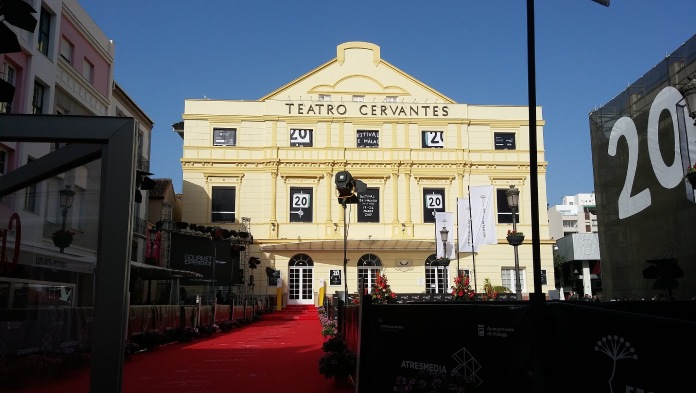 Festival de cine en Málaga en el teatro de Cervantes.