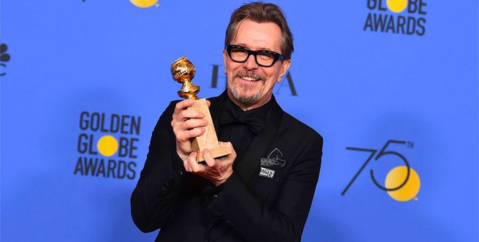 Gary Oldman a un paso del Oscar como mejor actor.