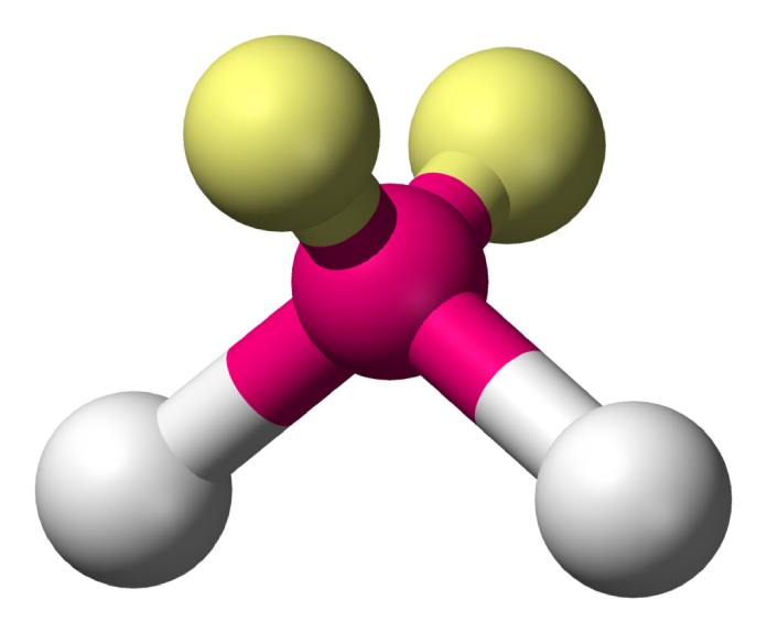 Geometría molecular angular aguda