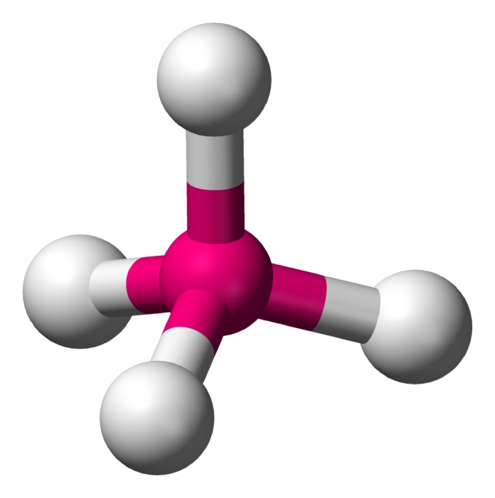 Geometría molecular tetraedrica