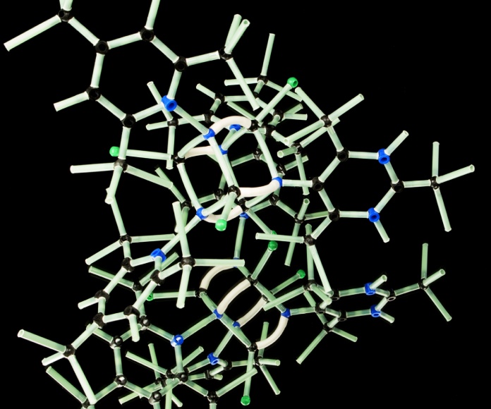 Estructura molecular compleja.