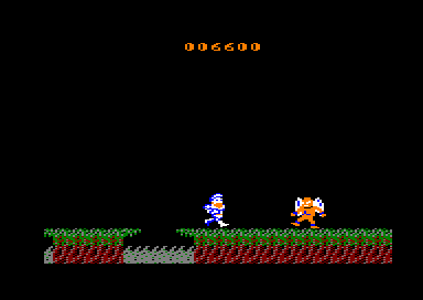 Fase del bosque del juego arcade Ghosts'n Goblins