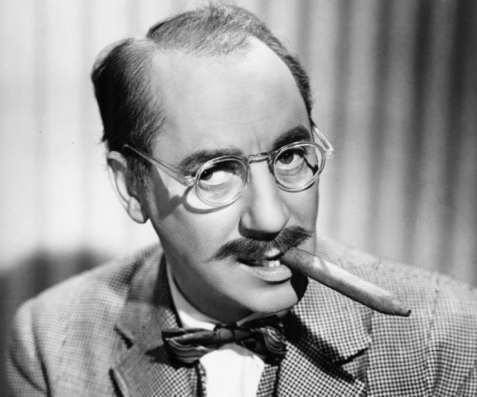 Retrato público de Groucho Marx.