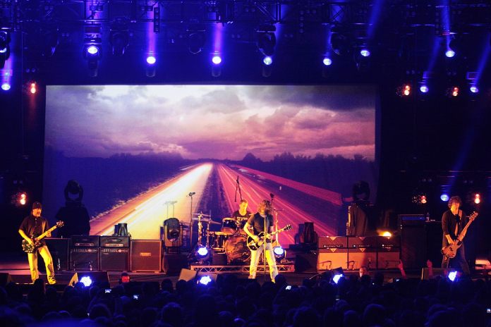 Soundgarden en vivo en 2012. 