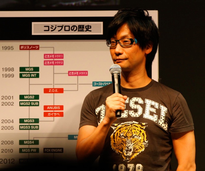 Kojima en un evento de videojuegos.