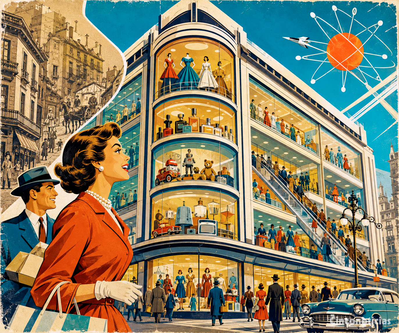 Historia de los grandes almacenes en España: de El Siglo a El Corte Inglés