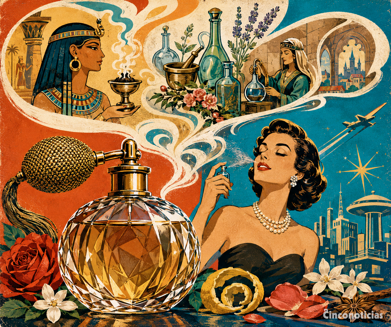 Historia del perfume: religión, alquimia, medicina y cosmética