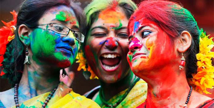 Holi: la fiesta hindú de los colores.