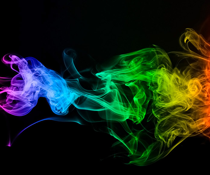 humo de colores