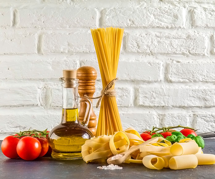 ingredientes para hacer un plato de pasta