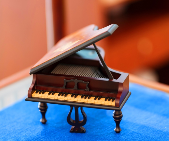 Piano en miniatura.