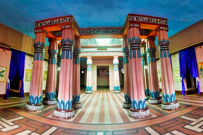 Interior de un palacio egipcio