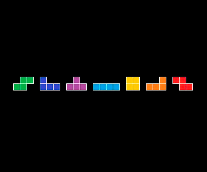piezas del juego Tetris