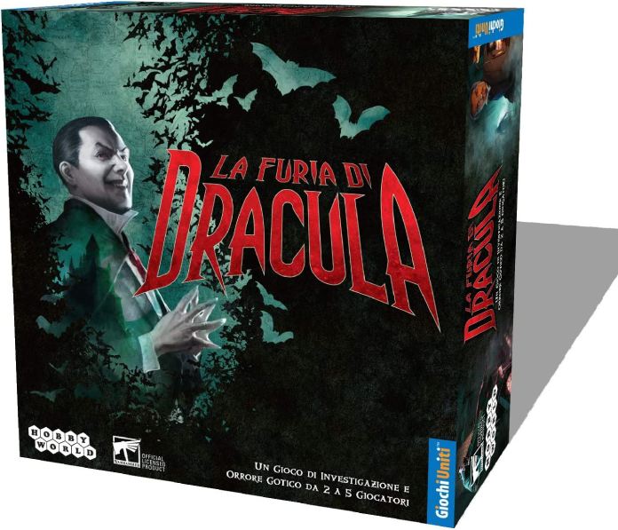 Juego de mesa antiguo: La furia de Drácula