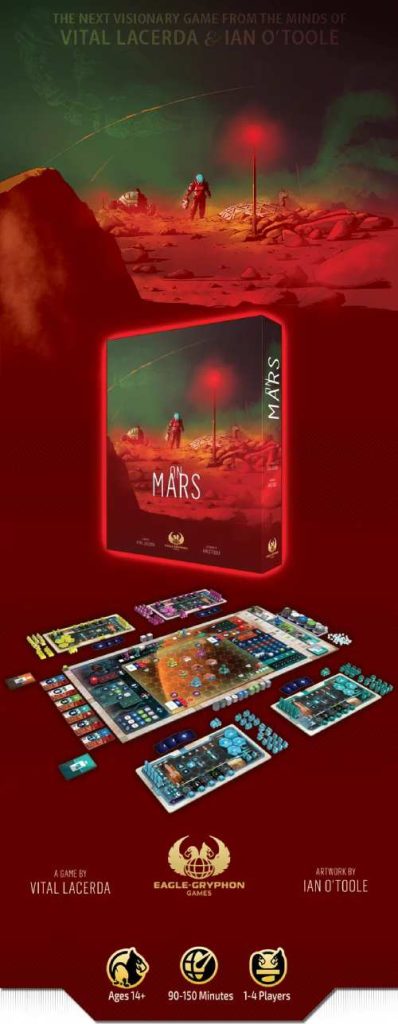 On Mars juego de mesa estratégico