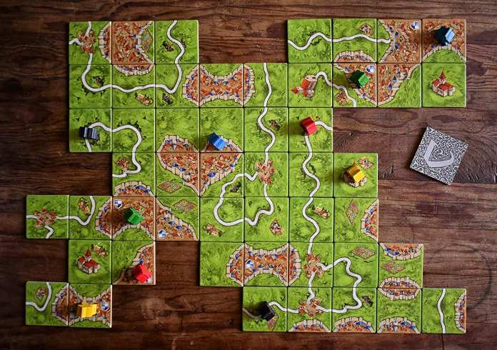 Carcassone juego de mesa de estrategia