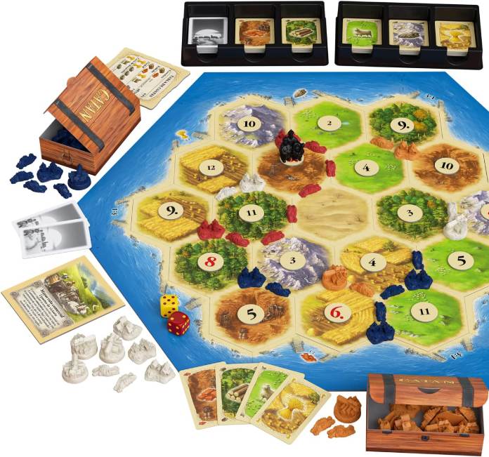 Catan es uno de los mejores juegos estratégicos