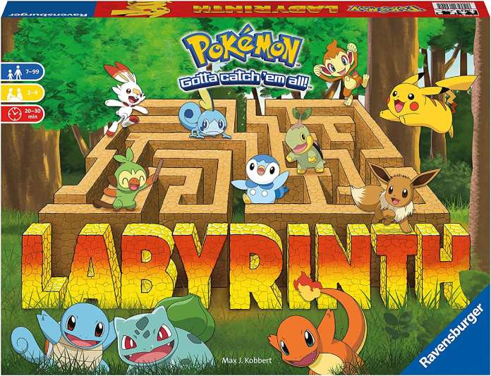 Laberinto Pokémon, juego de estrategia de mesa