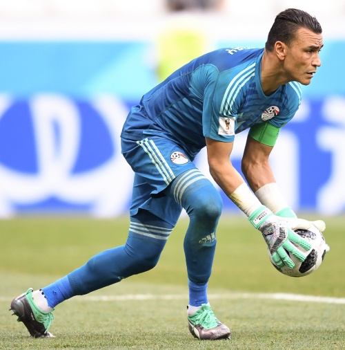 El Hadary en pleno encuentro del Mundial de 2018.