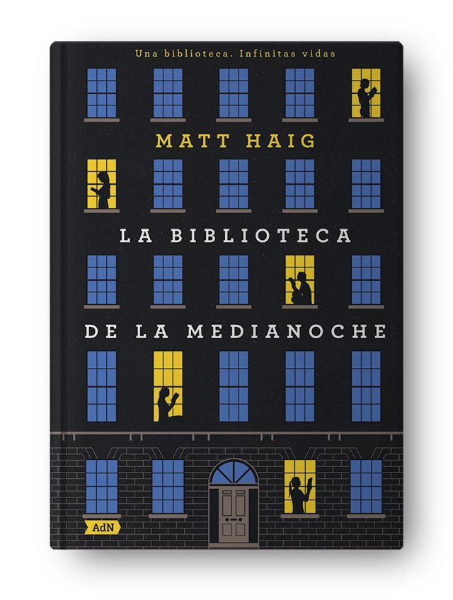 Portada del libro La biblioteca de la medianoche de Matt Haig