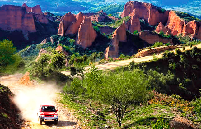 Las Médulas en 4x4