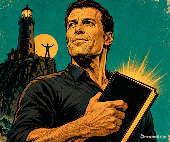 8 libros de Tony Robbins que debes leer sí o sí para acelerar tu desarrollo como persona