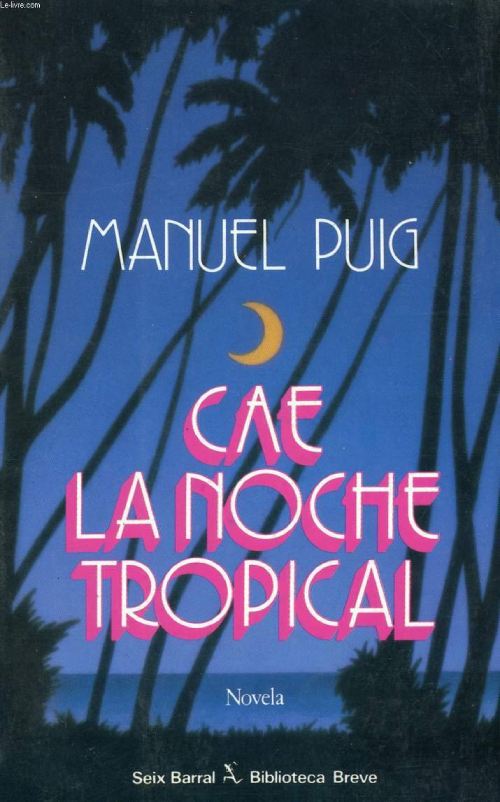 La portada del libro es un paisaje de playas y palmeras en la oscuridad.