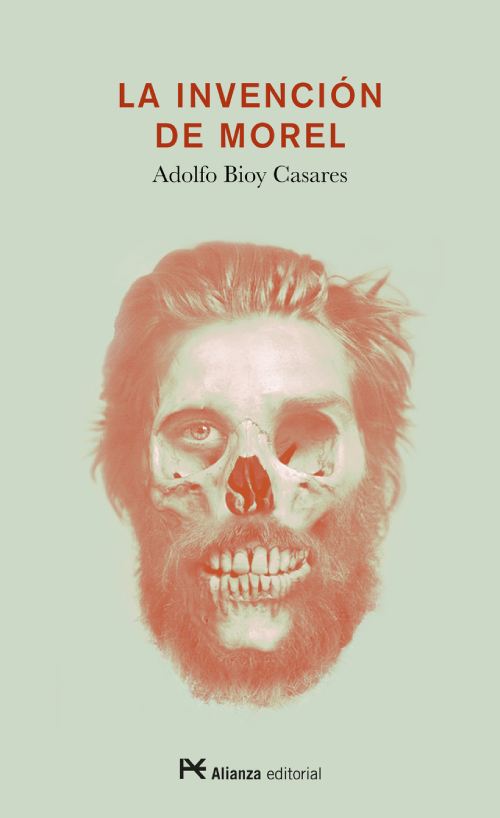 El cover del libro muestra a un hombre en su transición hacia una calavera. 