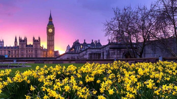 Londres al atardecer