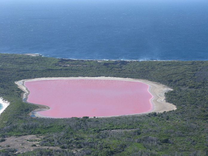 Lugares increíbles del mundo - Lago Hillier