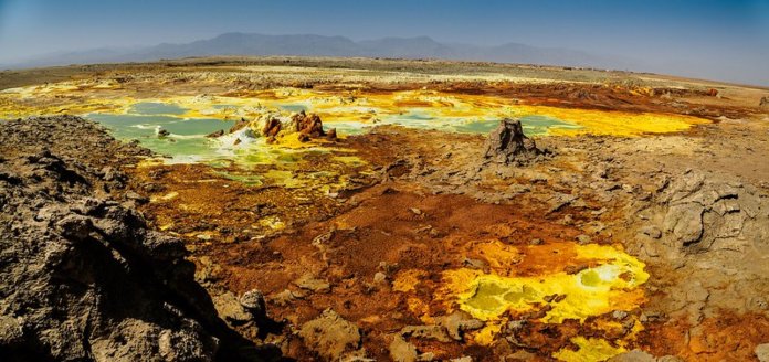 Lugares increíbles del mundo - Cráter Dallol