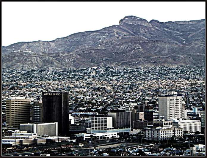 Vista panorámica de Ciudad Juárez.