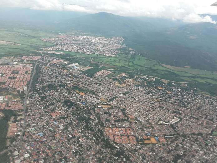 Vista aérea de Cúcuta.