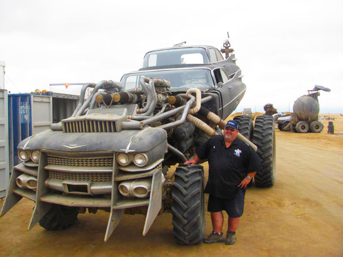 Gigahorse, vista frontal del vehículo de Furiosa en Mad Max Fury Road