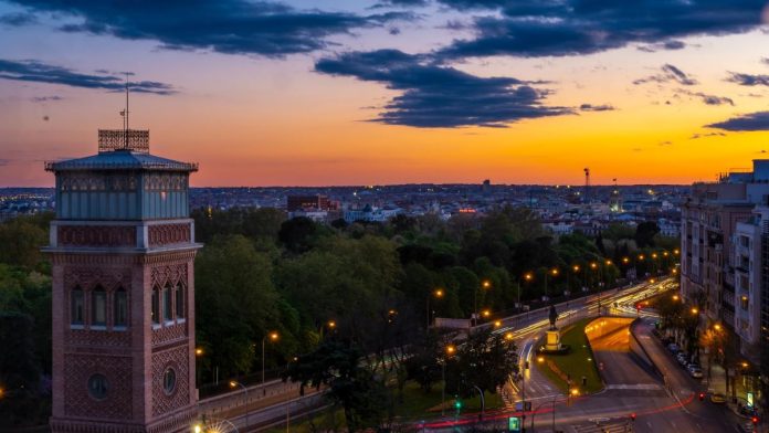 Vista de la ciudad de Madrid