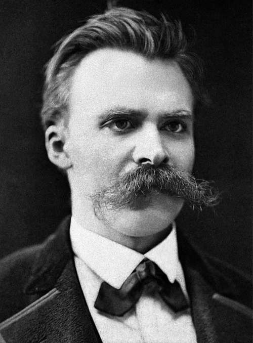 Fotografía de Nietzsche.