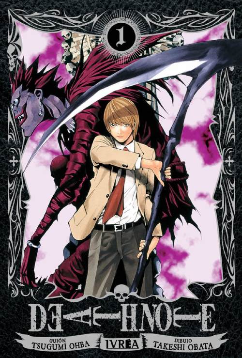 En el cover del tomo #1 aparece el protagonista y el demonio de Death Note.