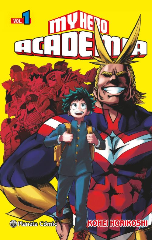 El cover de MHA muestra a uno de los principales héroes del manga.