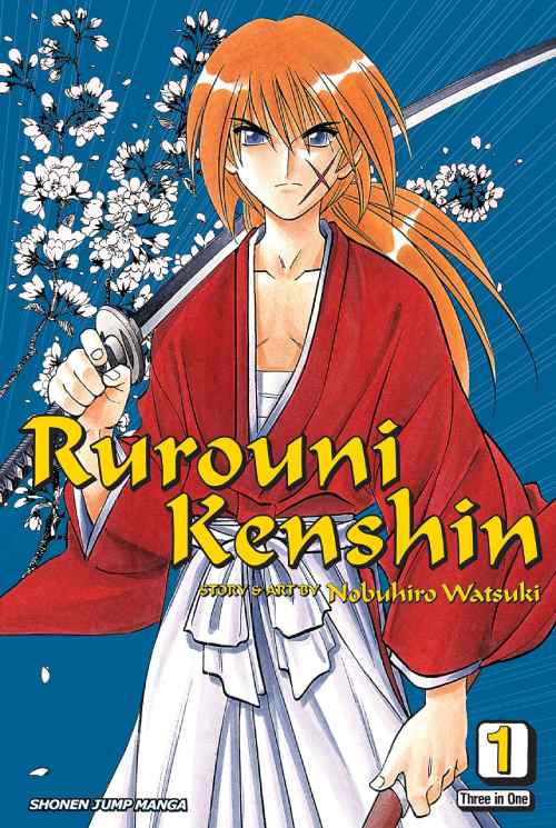 El cover del primer manga muestra al guerrero Kenshin Himura.