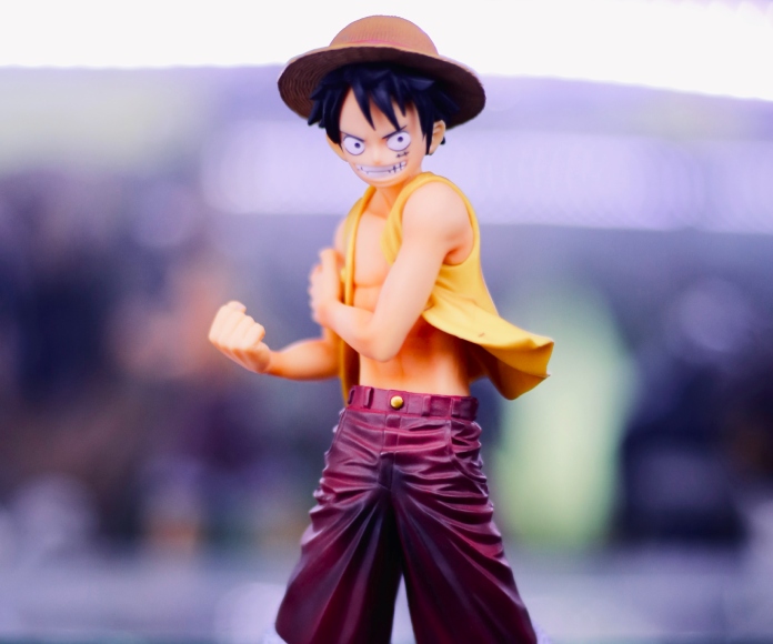 Figura de acción de Monkey D. Luffy, protagonista de One Piece.