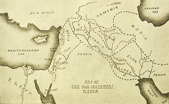 Mapa de Mesopotamia