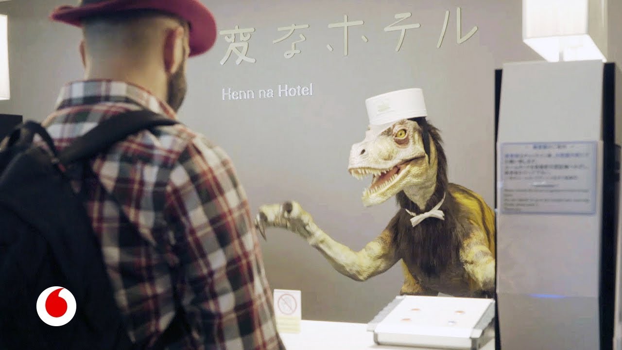 Un hotel japonés gestionado por dinosaurios mecánicos y otros robots