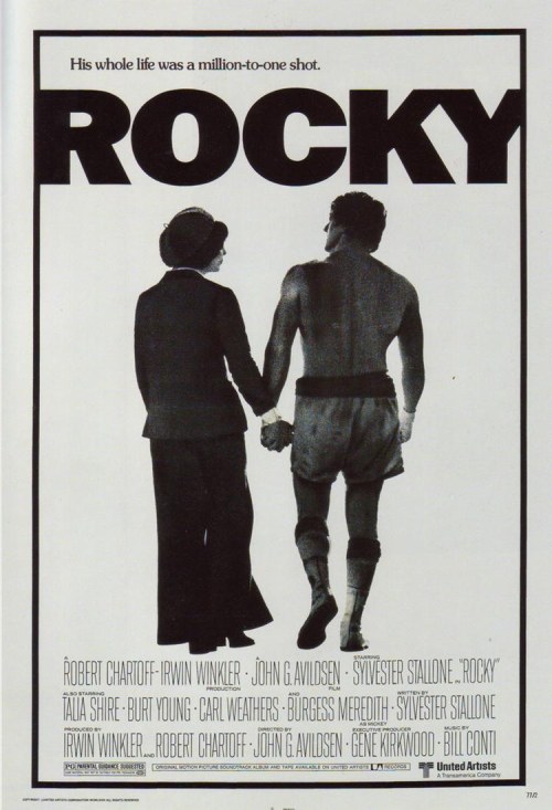 Imagen promocional de la primera película de Rocky.
