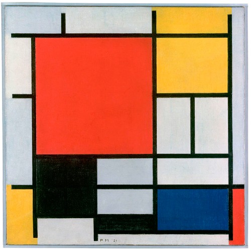 Composición en Rojo, Amarillo, Azul y Negro - Piet Mondriaan